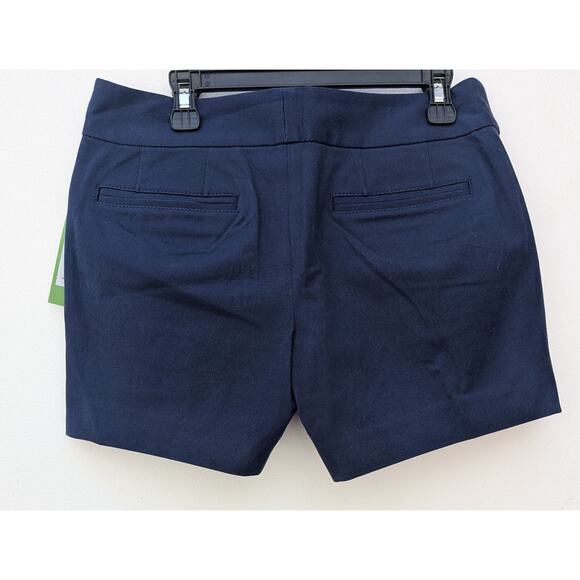 Lilly Pulitzer Women's Mini Shorts Sloan Navy Blue Side Zip Size 00 NWT - Picture 11 of 11